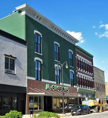 The front facade of McGregors